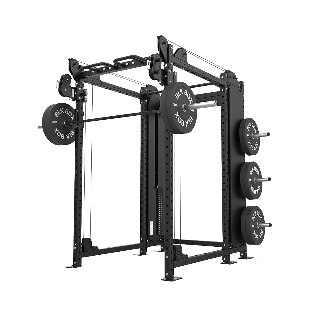 1 Series Full Rack with Cable Column | BLK BOX