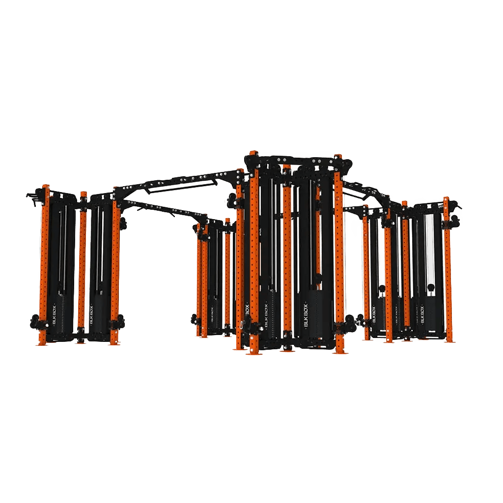 16 Station Multi - Gym Cable Machine - BLK BOX