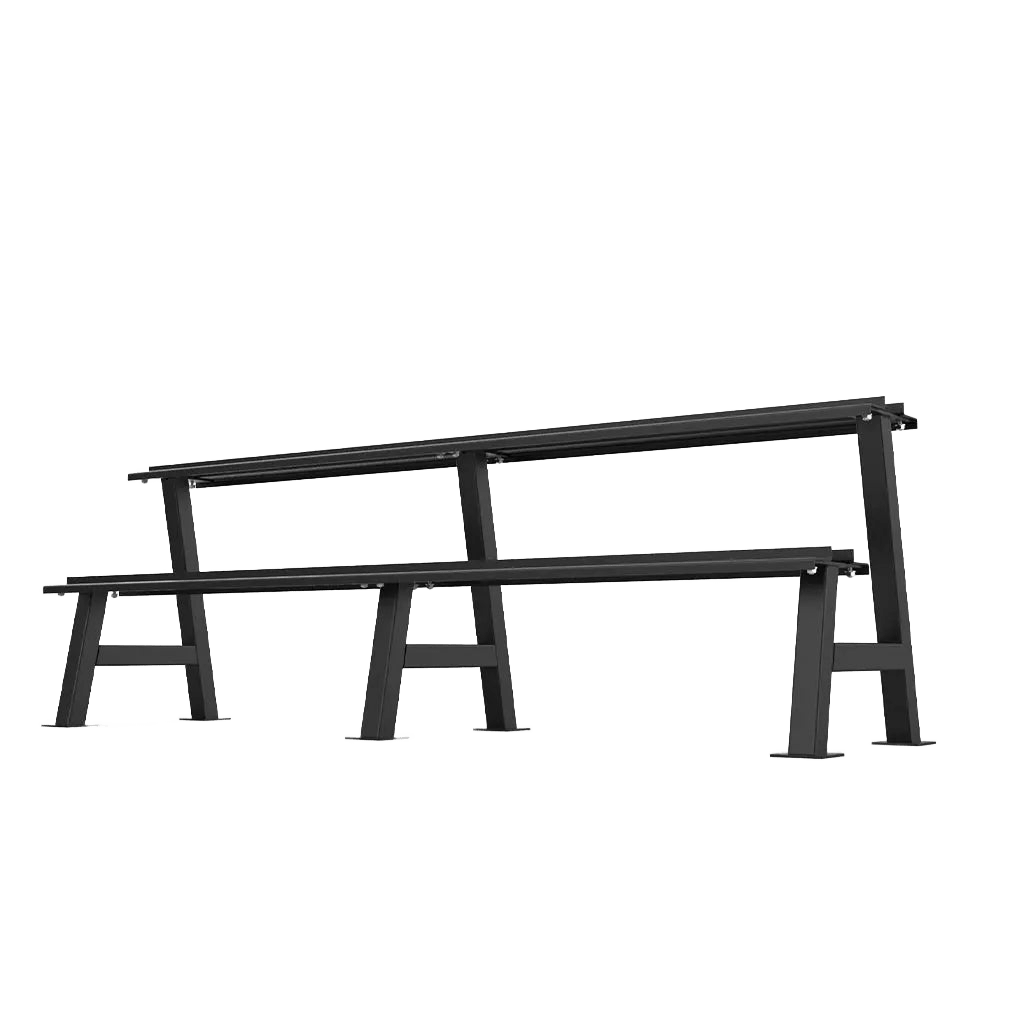 2 Tier Hex Dumbbell Rack 2.5 - 30kg | BLK BOX