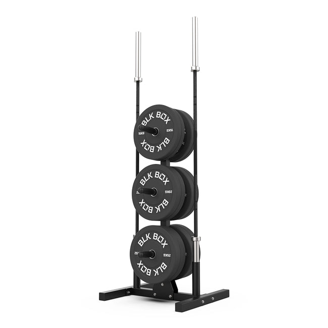 Weights Tree with Barbell Holder-Weight Plate Storage-BLK BOX
