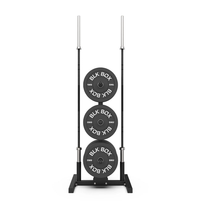 Weights Tree with Barbell Holder-Weight Plate Storage-BLK BOX
