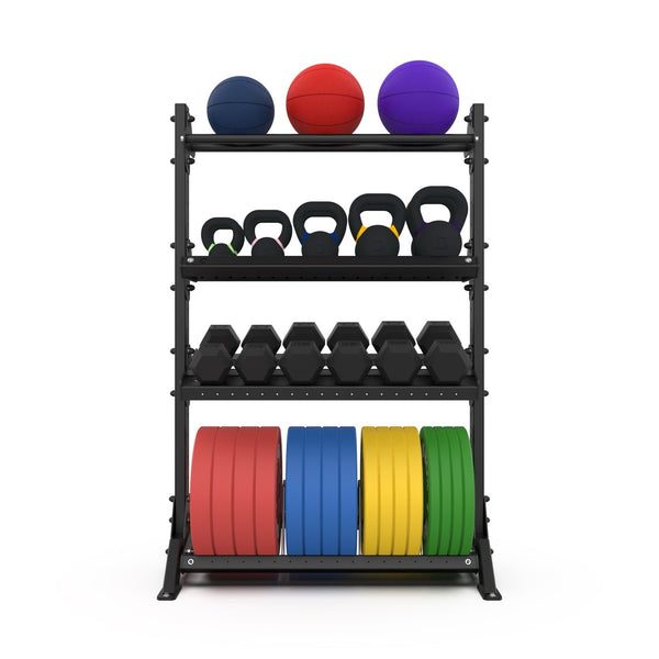 4 Tier Basecamp Storage System - 1.2m-Basecamp Storage Systems-BLK BOX