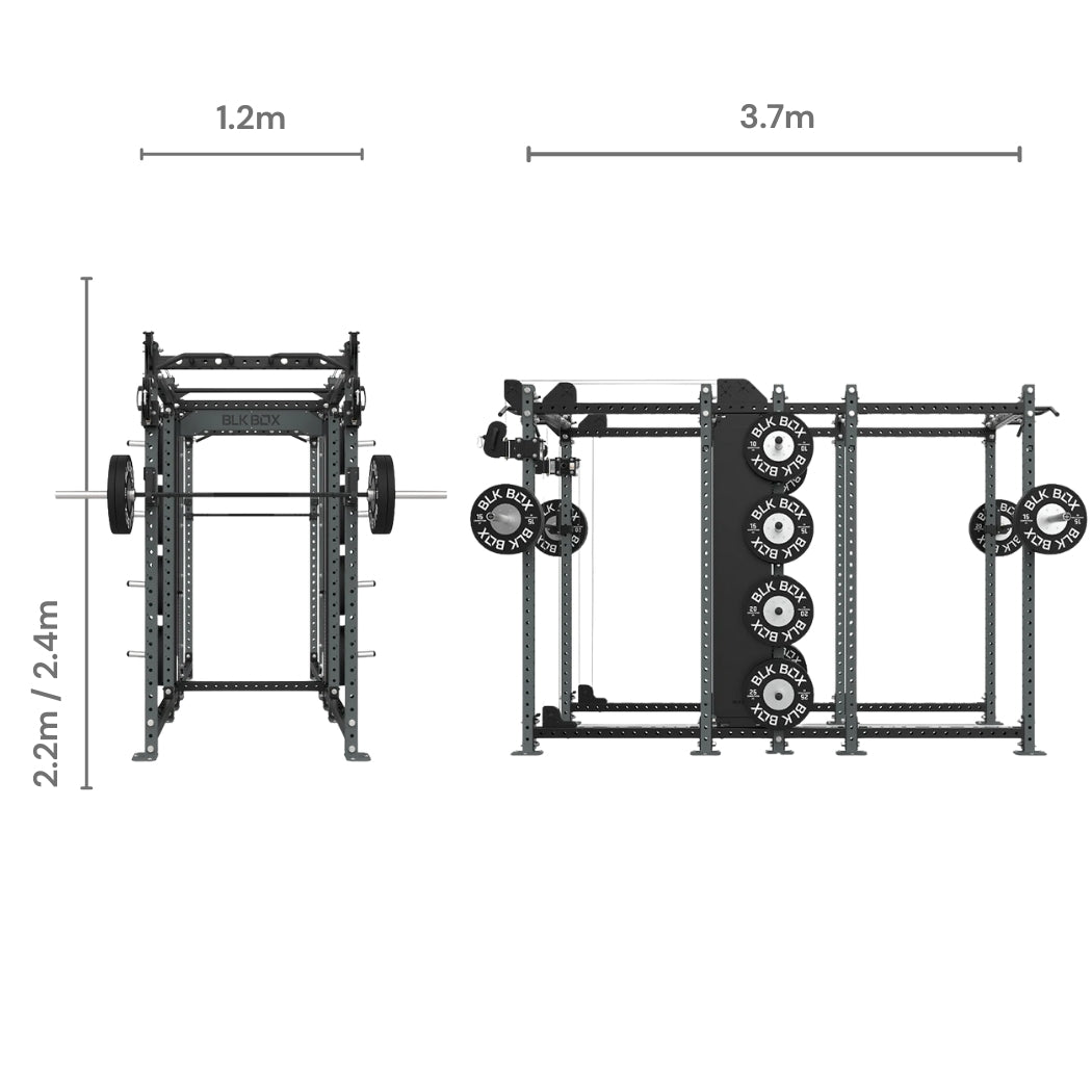 3 Series Nexus Full/Full Combo Rack - BLK BOX