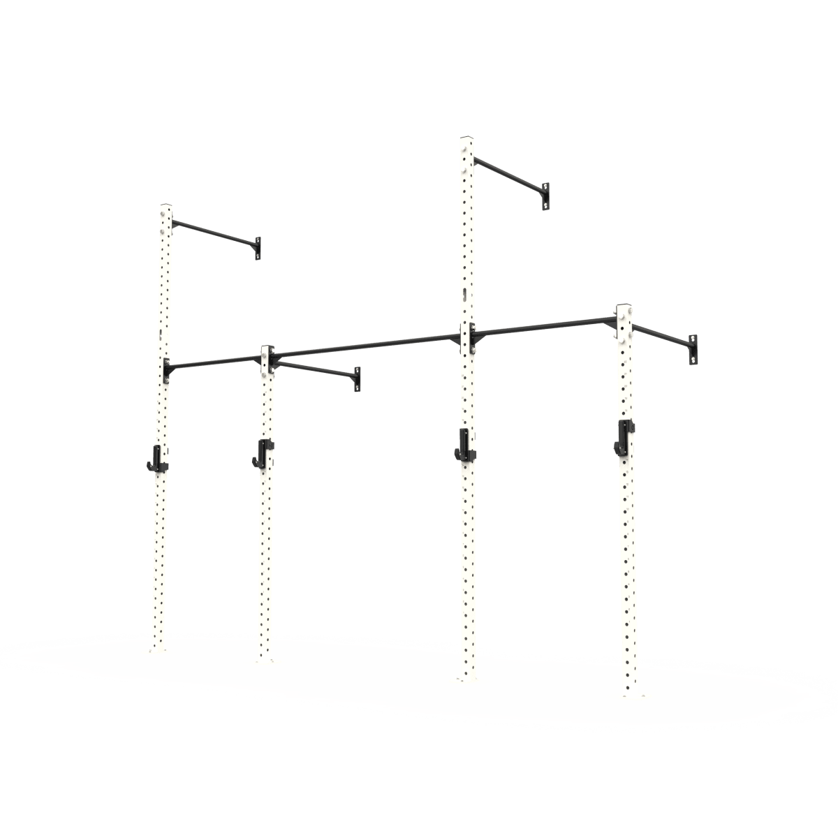 3 Series Wall Mounted High Low Rig 2 Bay | BLK BOX