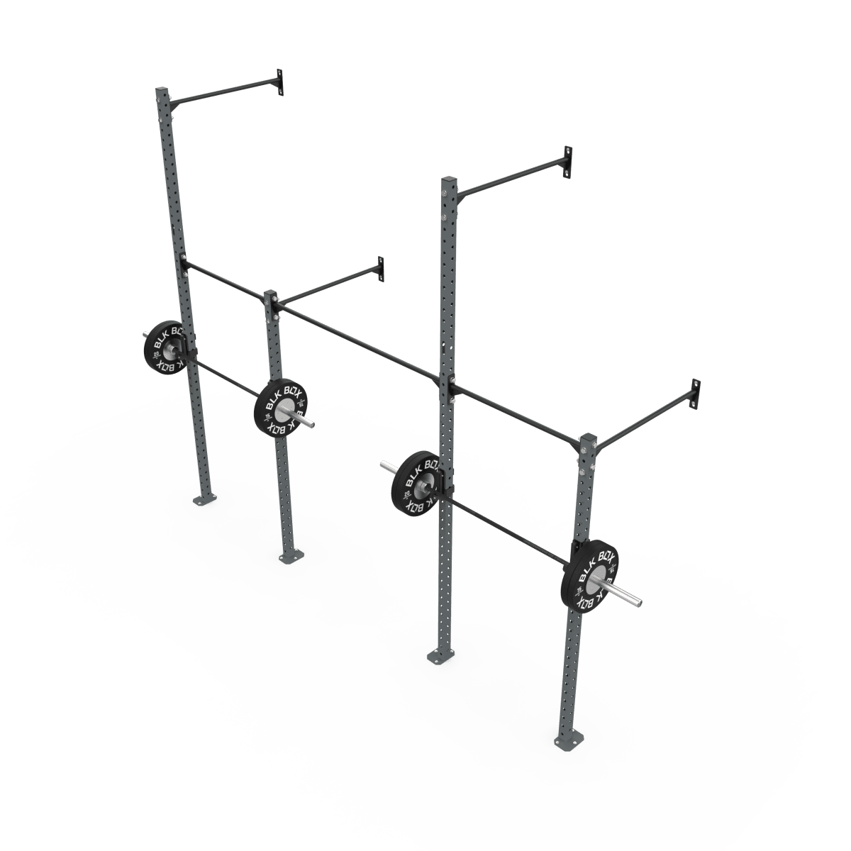 3 Series Wall Mounted High Low Rig 2 Bay | BLK BOX