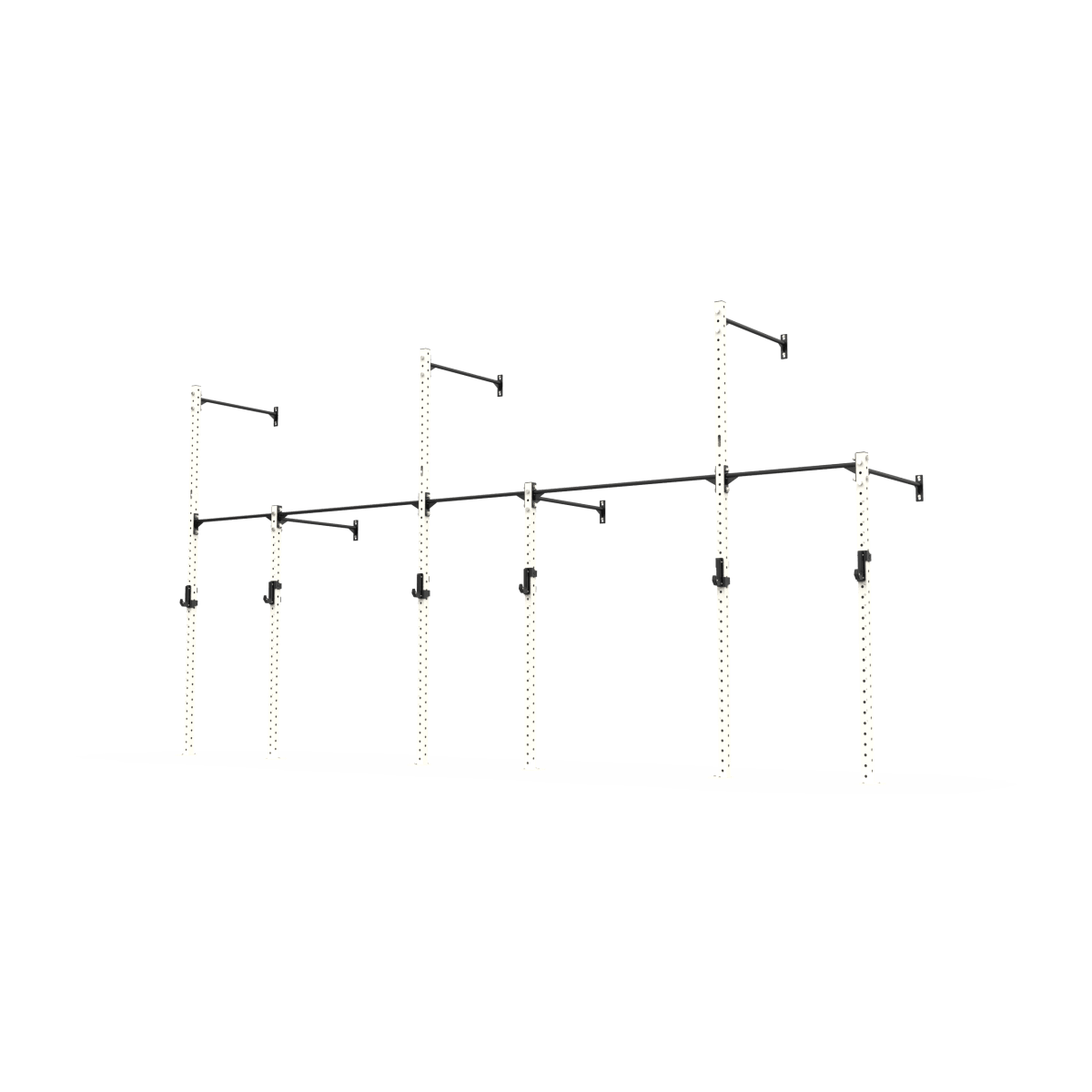 3 Series Wall Mounted High Low Rig 3 Bay | BLK BOX