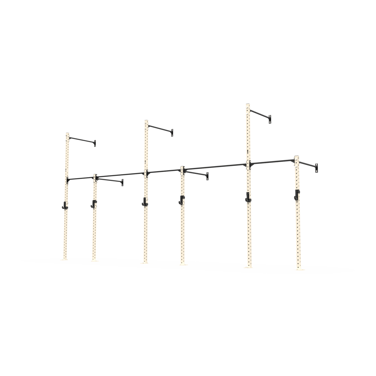 3 Series Wall Mounted High Low Rig 3 Bay | BLK BOX