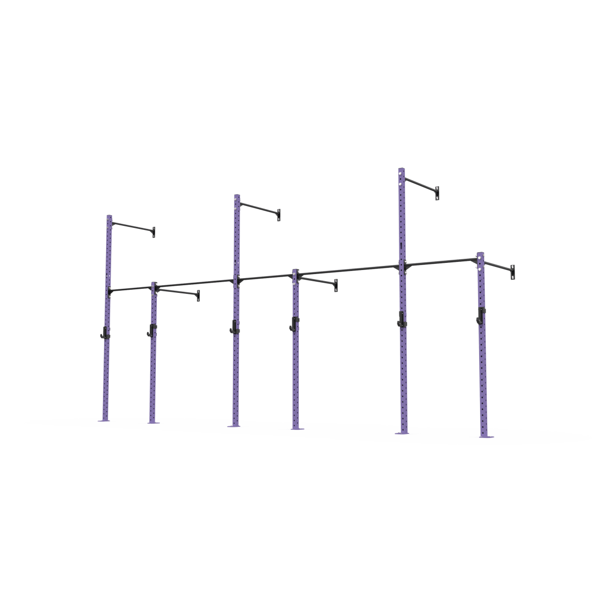 3 Series Wall Mounted High Low Rig 3 Bay | BLK BOX