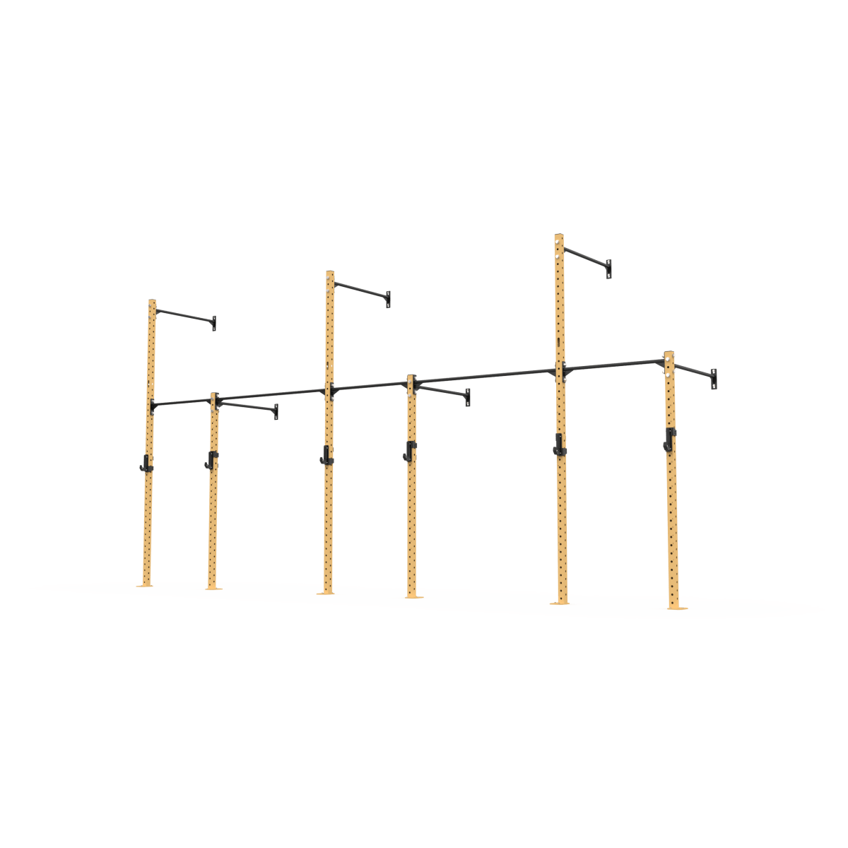 3 Series Wall Mounted High Low Rig 3 Bay | BLK BOX