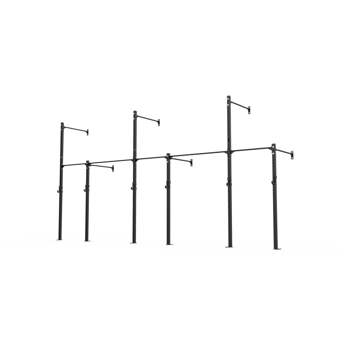 3 Series Wall Mounted High Low Rig 3 Bay | BLK BOX