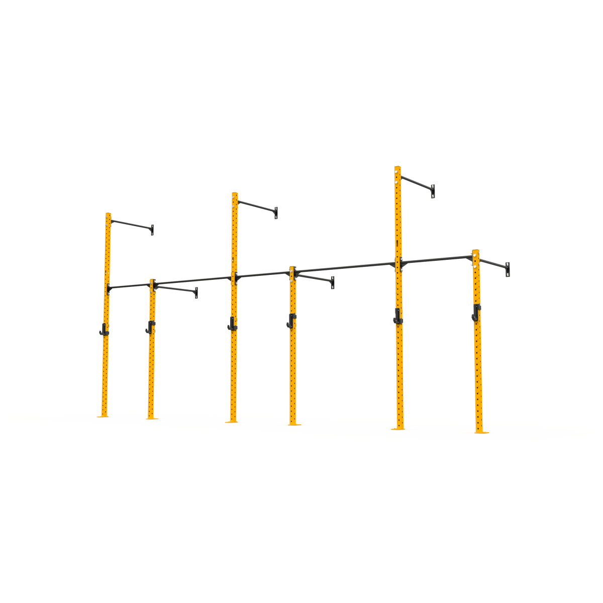 3 Series Wall Mounted High Low Rig 3 Bay | BLK BOX