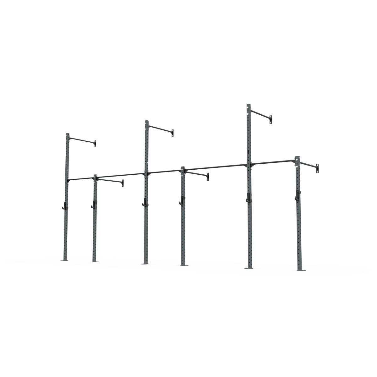 3 Series Wall Mounted High Low Rig 3 Bay | BLK BOX