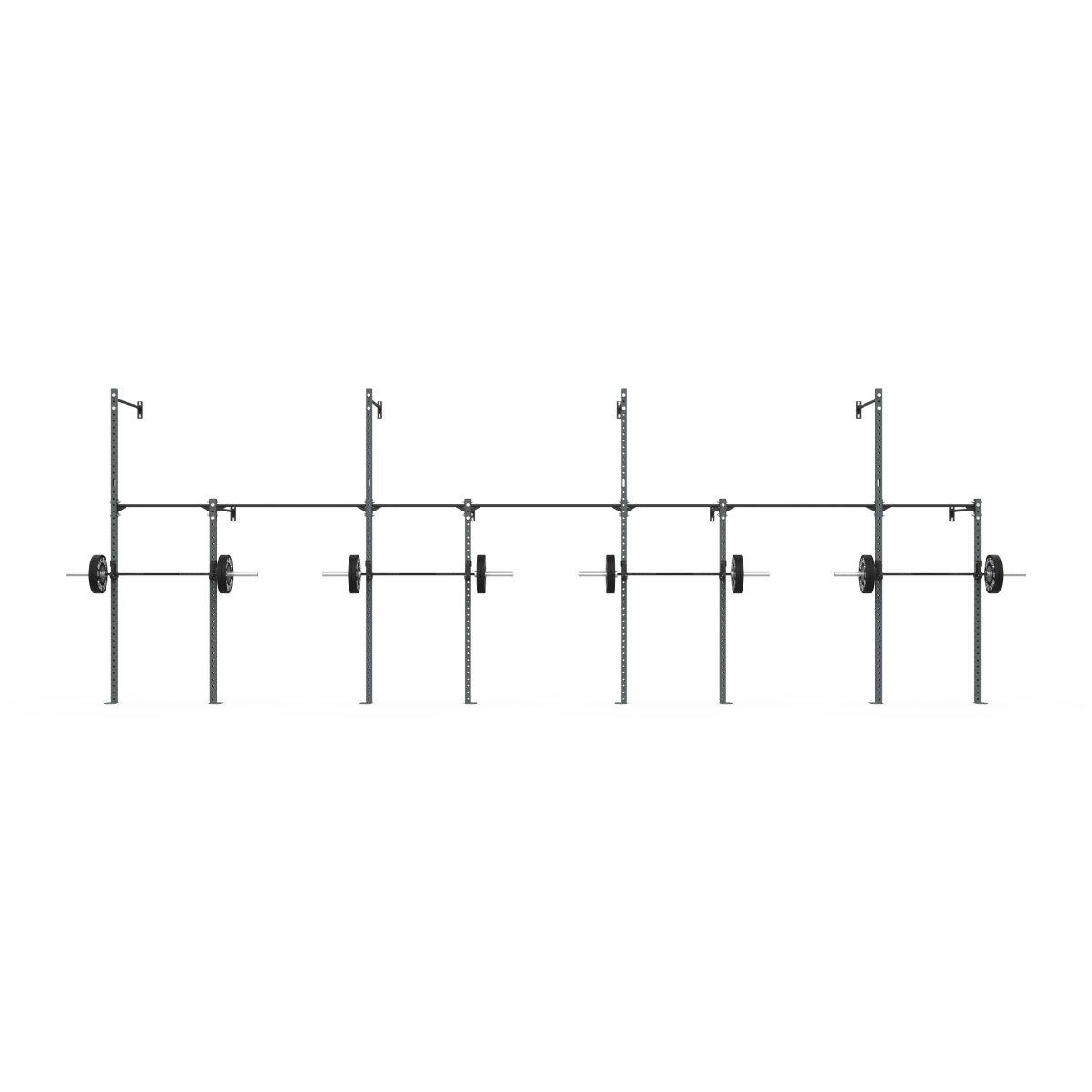 3 Series Wall Mounted High Low Rig 4 Bay | BLK BOX