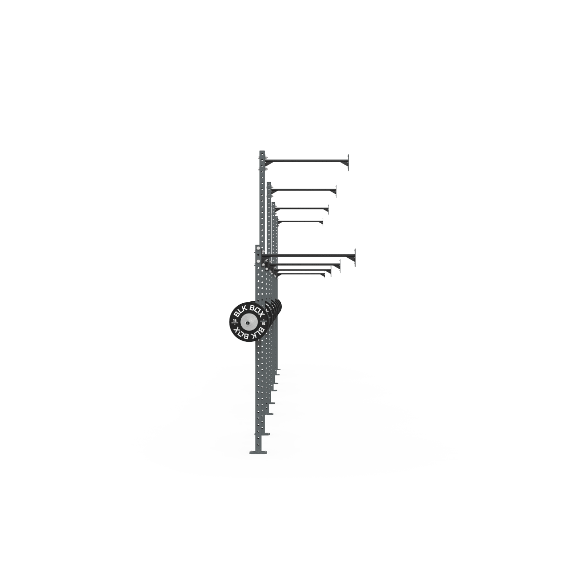 3 Series Wall Mounted High Low Rig 4 Bay | BLK BOX