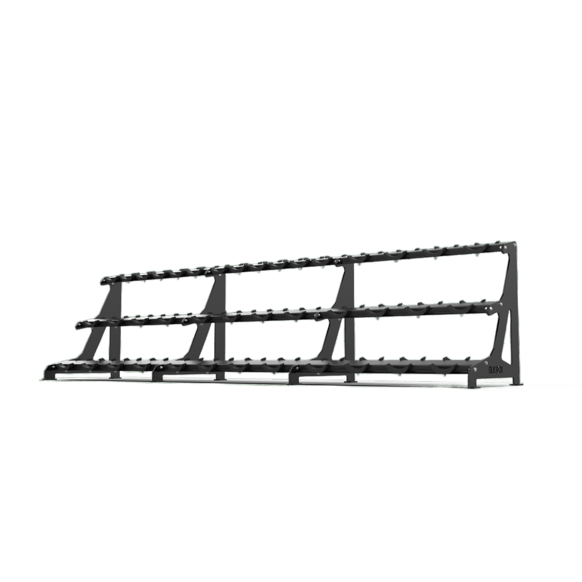 3 Tier Round Dumbbell Rack 2.5 - 50kg | BLK BOX