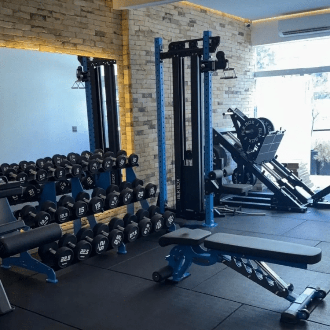 3 Tier Round Dumbbell Rack 2.5 - 50kg - BLK BOX