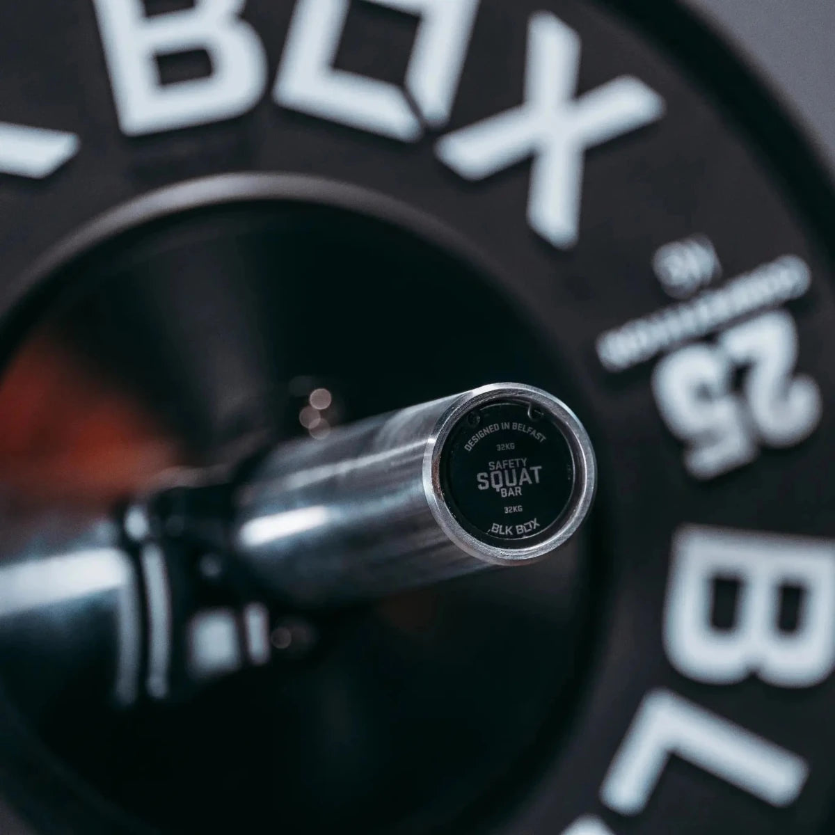 32kg Safety Squat Bar | BLK BOX