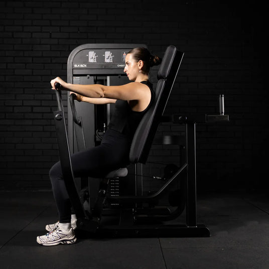 BLK BOX Pin Loaded Chest Press - Side Angle Dual Grip Handles
