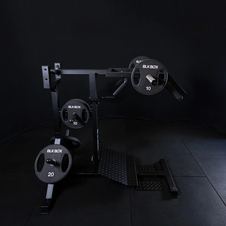 Plate Loaded Standing Calf Raise / Leverage Squat