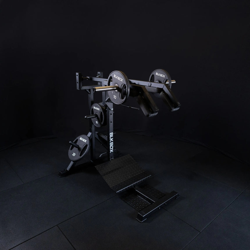 Plate Loaded Standing Calf Raise / Leverage Squat
