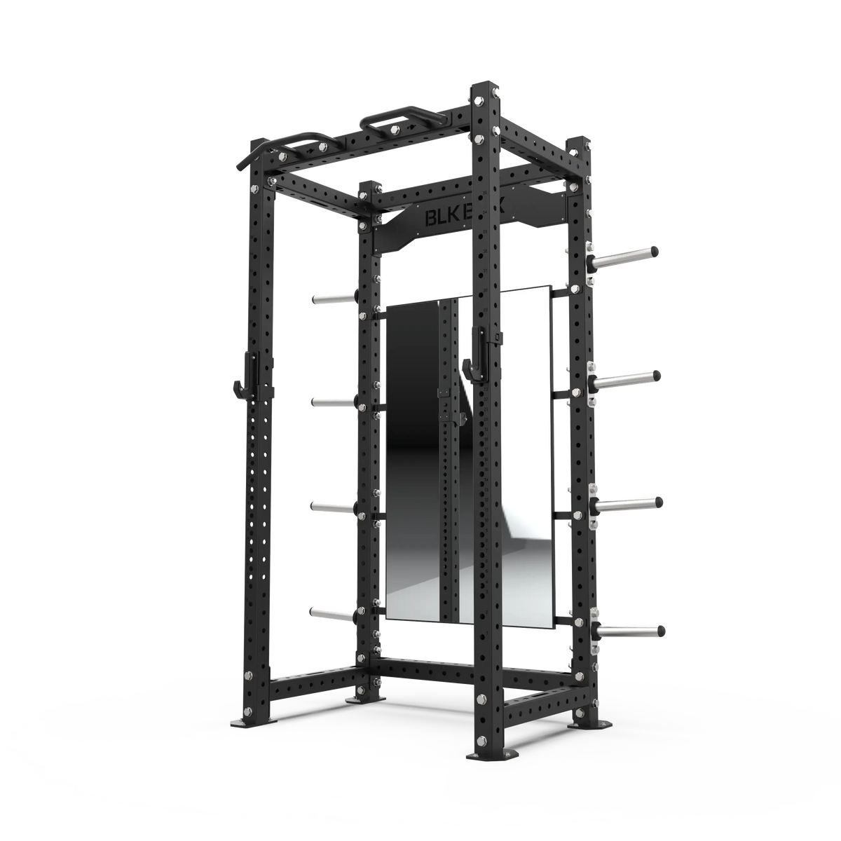 BLK BOX Mirror Attachment with Brackets on rack