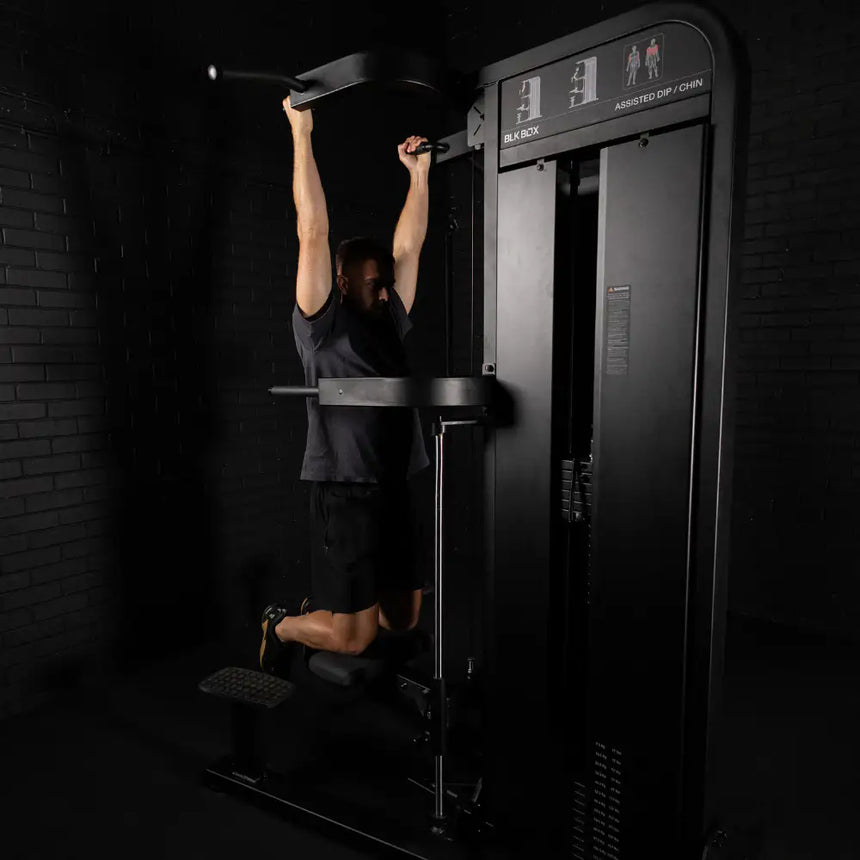 BLK BOX Pin Loaded Chin Dip Assist Front Side Pull Up