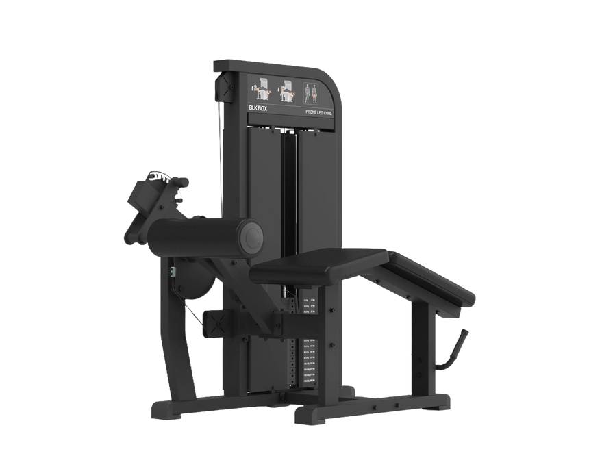 BLK BOX Pin Loaded Prone Leg Curl