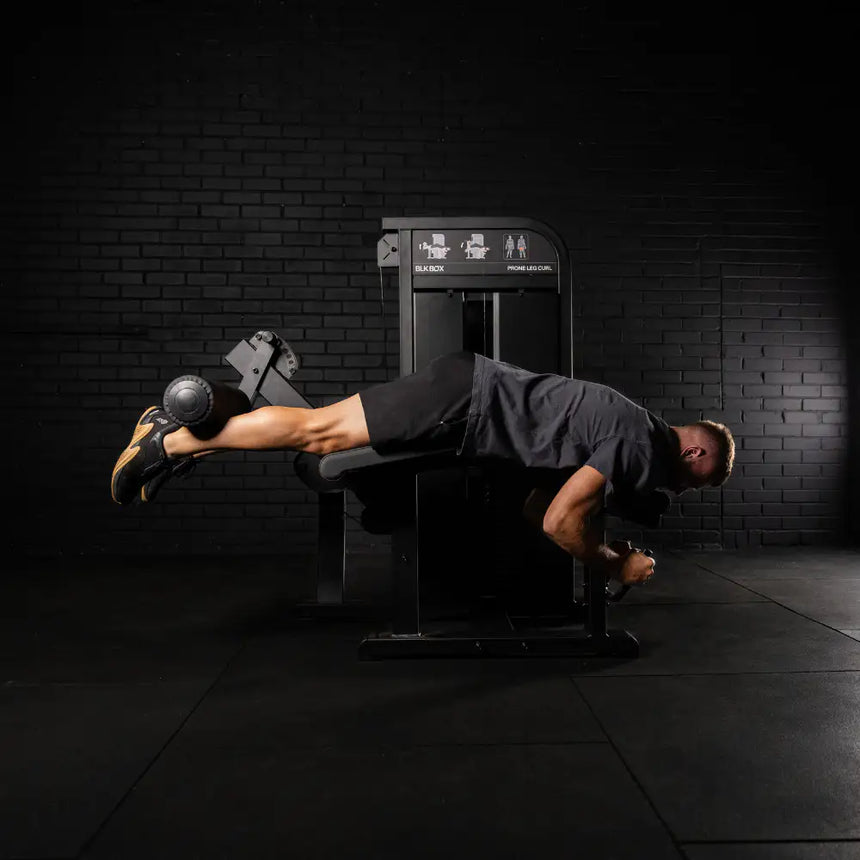 BLK BOX Pin Loaded Prone Leg Curl