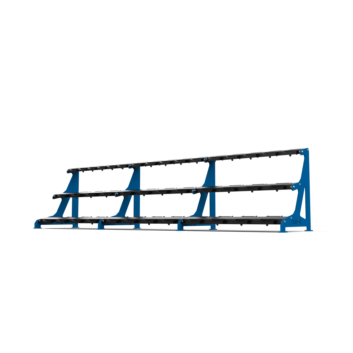 BLK BOX Premium 3 Tier Dumbbell Rack 40kg Signal Blue