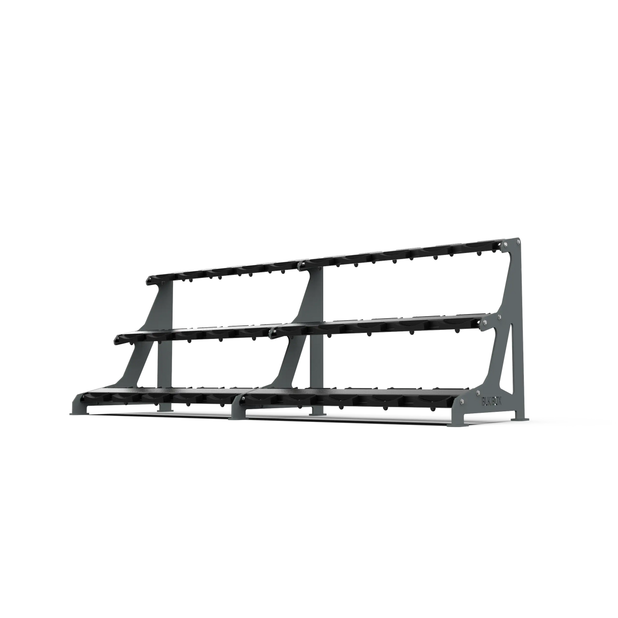 BLK BOX Premium 3 Tier Dumbbell Rack 30kg Graphite Grey