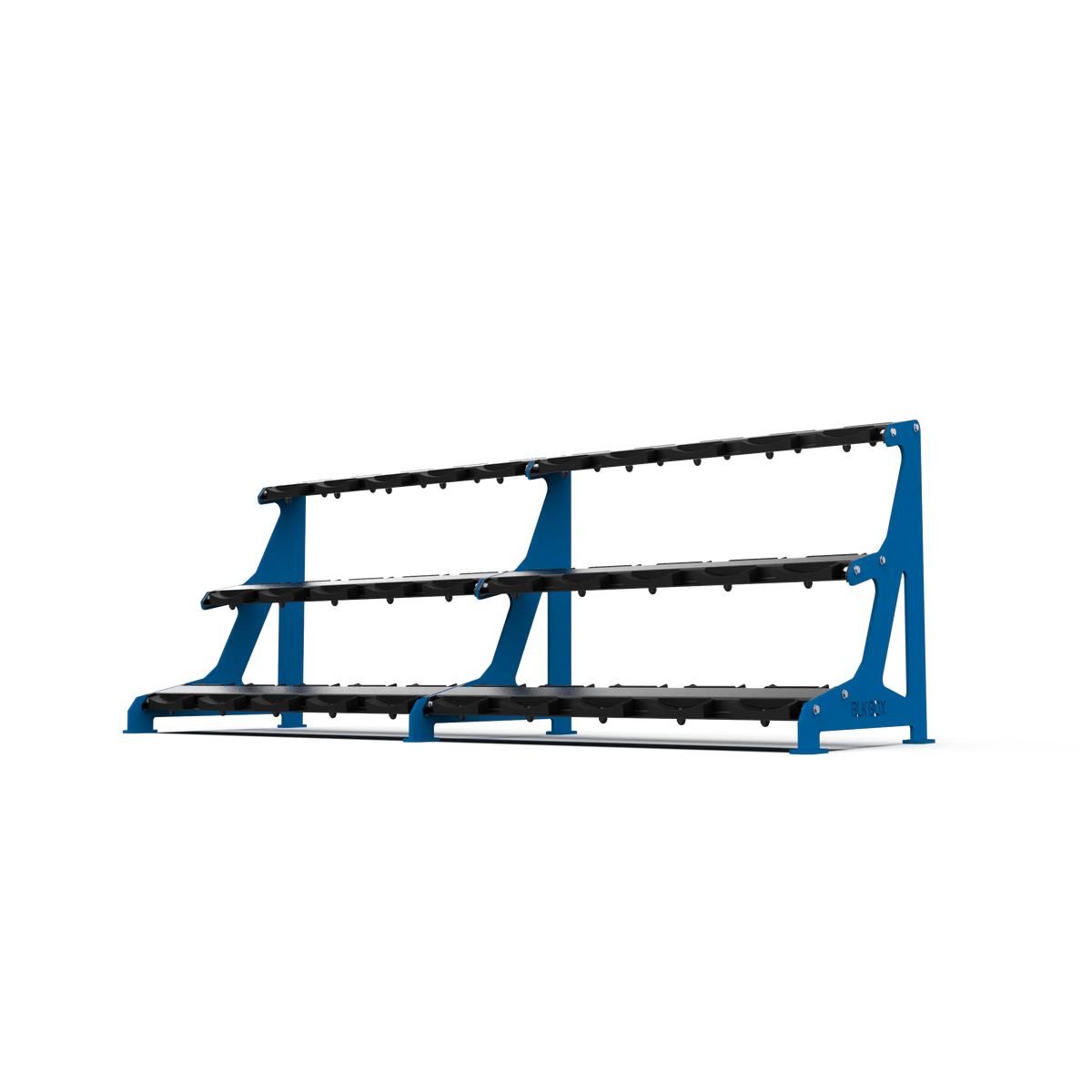 BLK BOX Premium 3 Tier Dumbbell Rack 30kg Signal Blue