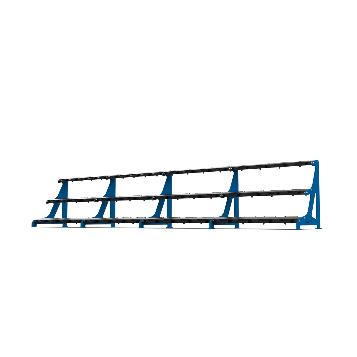 BLK BOX Premium 3 Tier Dumbbell Rack 50kg Signal Blue