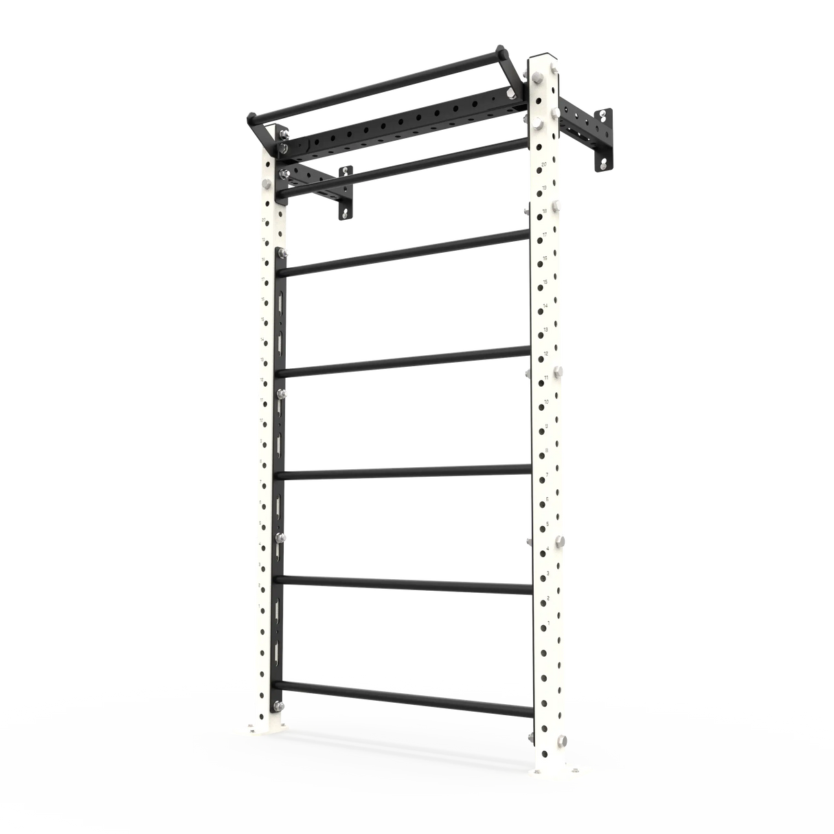BLK BOX Wall Mounted Stall Bars 2.2m Pure White