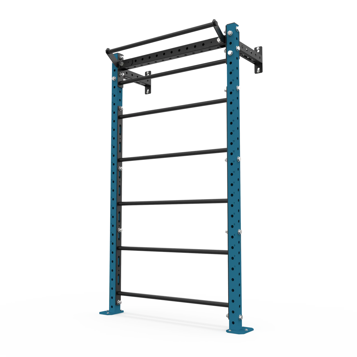 BLK BOX Wall Mounted Stall Bars 2.2m Azure Blue