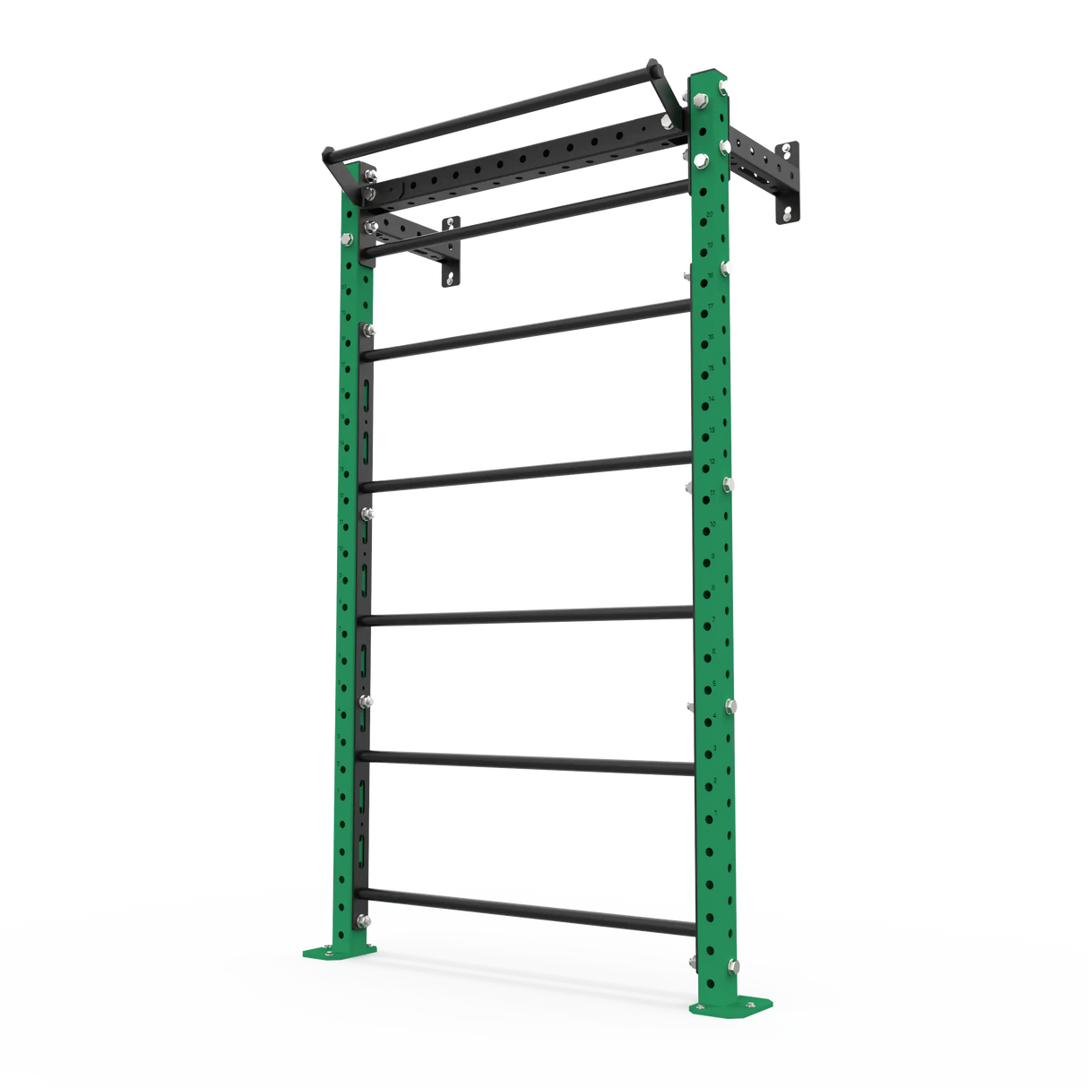 BLK BOX Wall Mounted Stall Bars 2.2m Signal Green