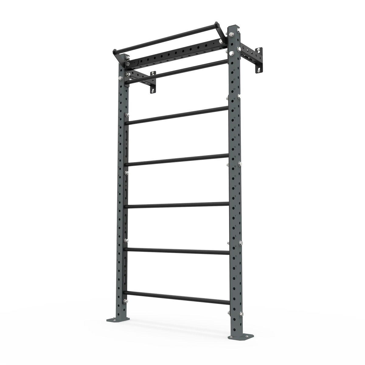 BLK BOX Wall Mounted Stall Bars 2.4m Graphite Grey