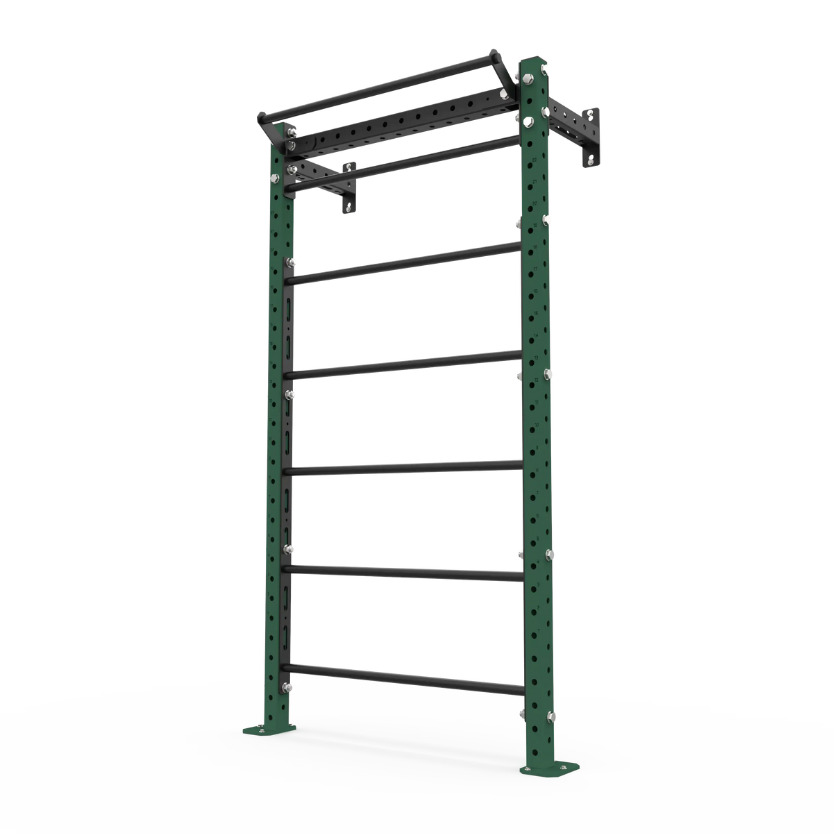 BLK BOX Wall Mounted Stall Bars 2.4m Forest Green