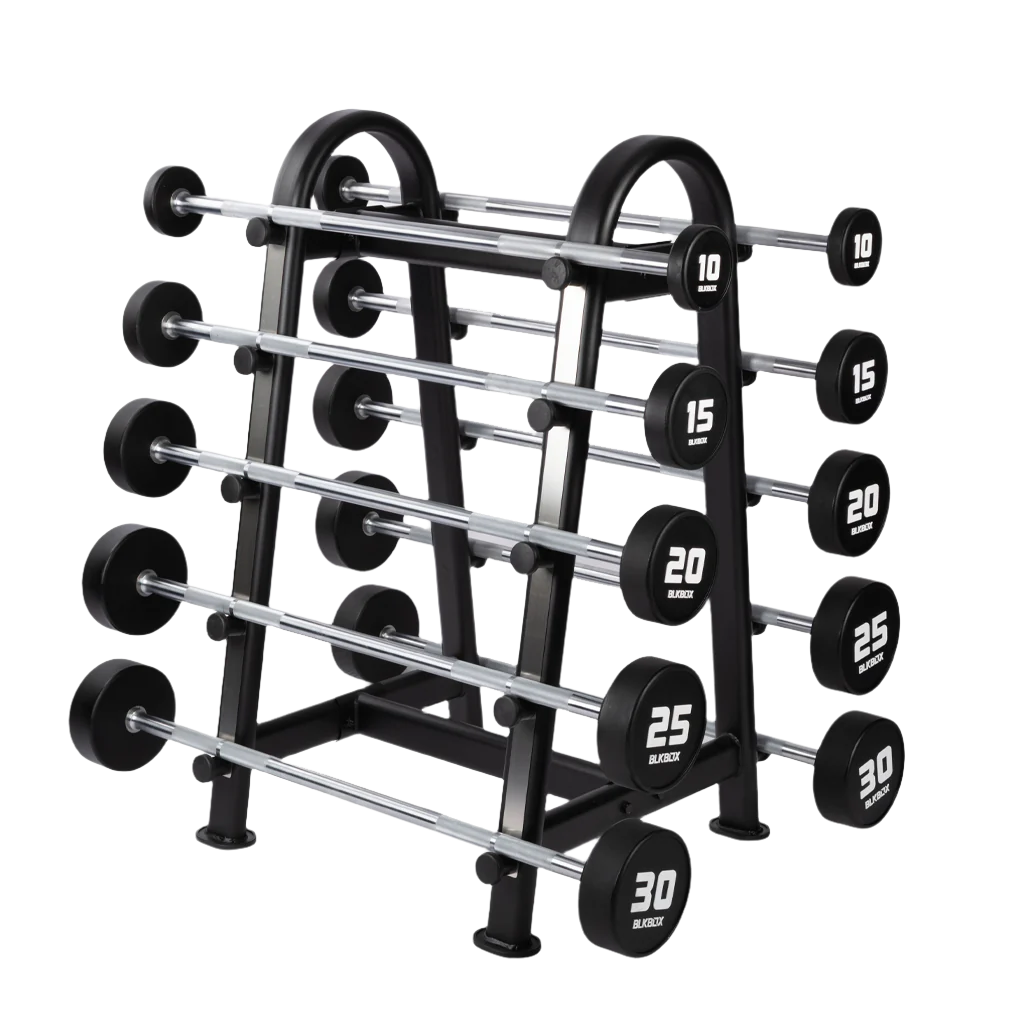Urethane Fixed Barbell-Barbells-BLK BOX