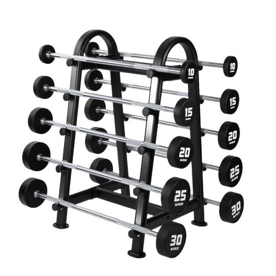 Urethane Fixed Barbell-Barbells-BLK BOX