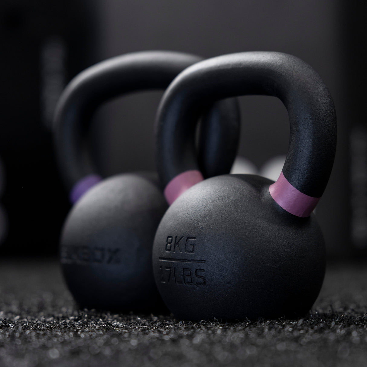 Premium Cast Iron Kettlebell - Dual Marked