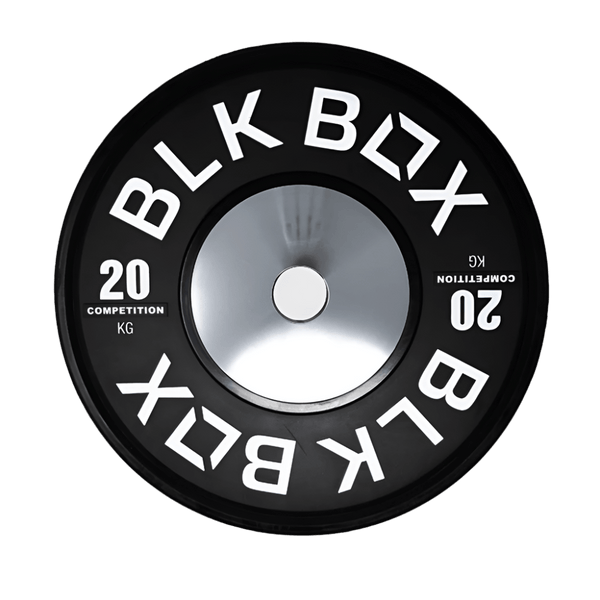 BLK BOX Black Competition Weight Plate – stainless steel insert