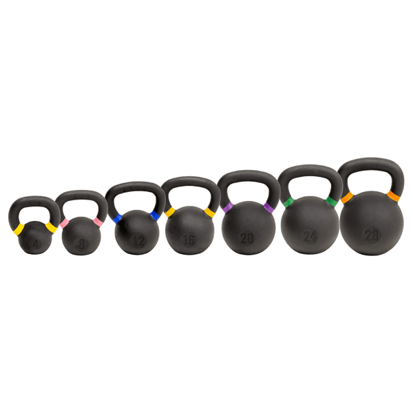 Cast Iron Kettlebell 4kg - 28kg Set | BLK BOX