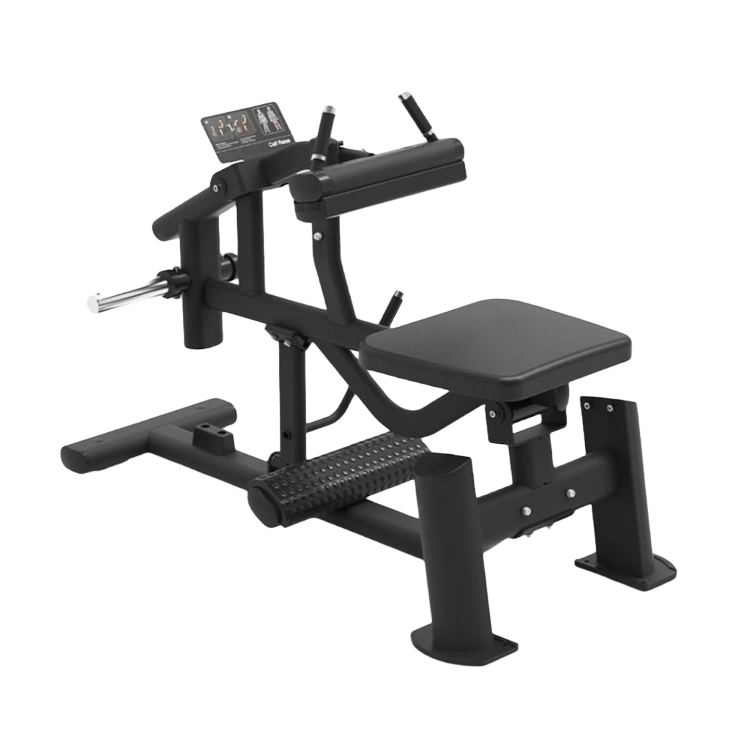 Seated Calf Raise Station-Plate Loaded Strength Machines-BLK BOX