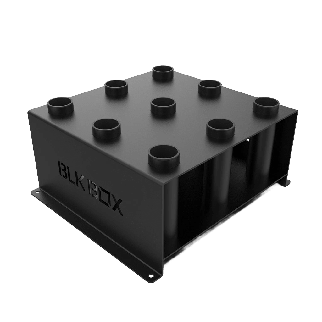 Floor Mounted 9 Bar Holder | BLK BOX