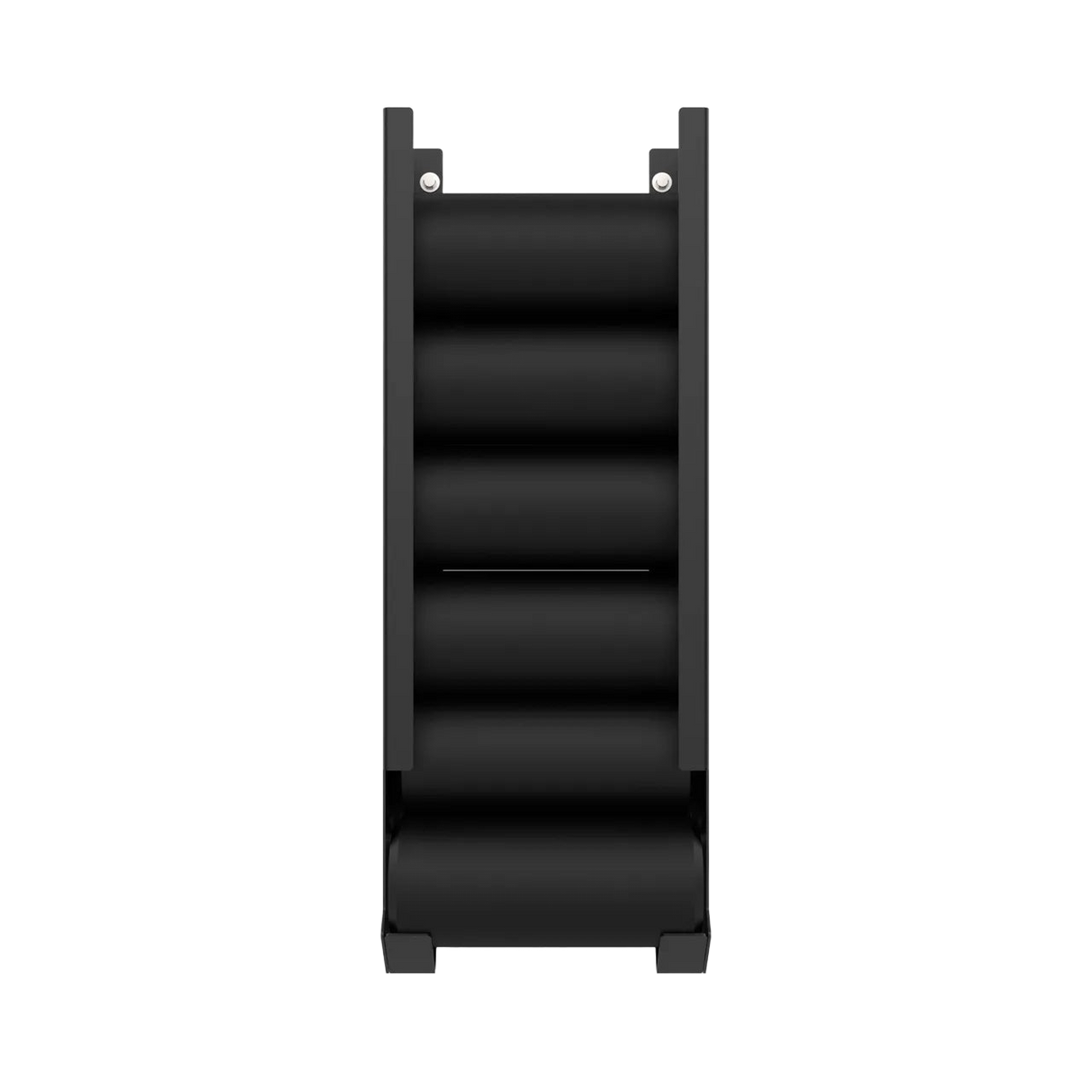 BLK BOX Wall Mounted Foam Roller Storage – roller slots detail