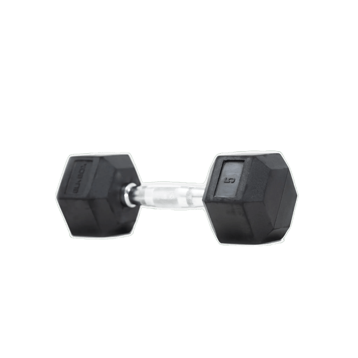 BLK BOX Rubber Hex Dumbbell (lbs) – rubber-coated hex head