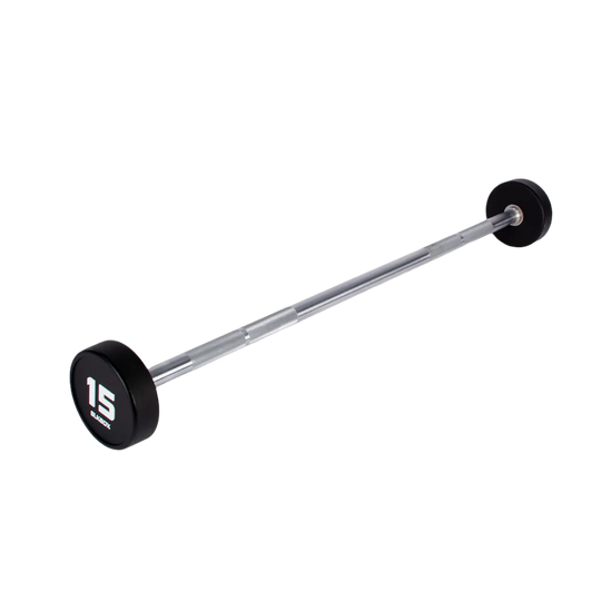 Urethane Fixed Barbell-Barbells-BLK BOX
