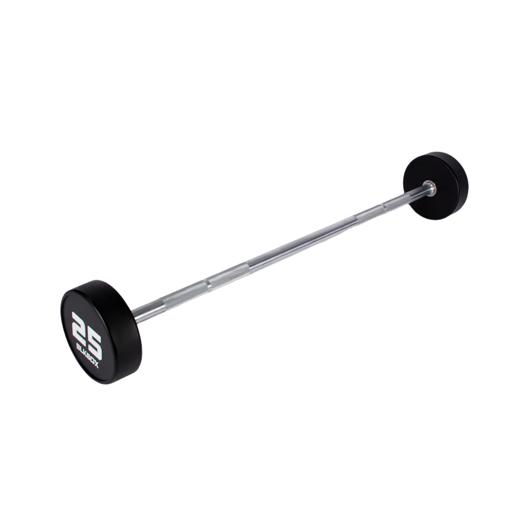 Urethane Fixed Barbell-Barbells-BLK BOX