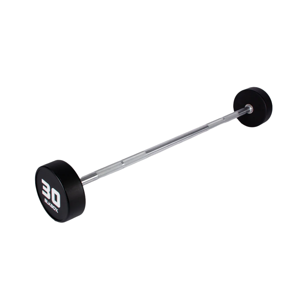 Urethane Fixed Barbell-Barbells-BLK BOX