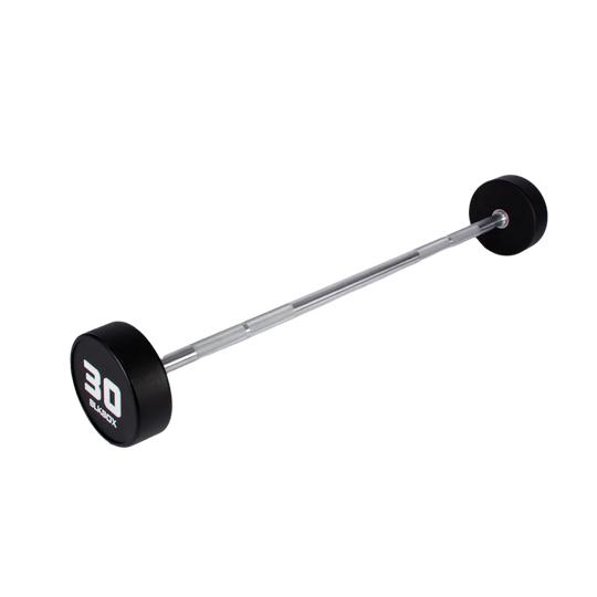 Urethane Fixed Barbell-Barbells-BLK BOX